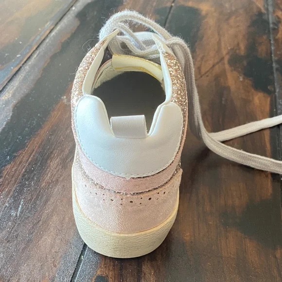 Mi.iM Glittery Pink and White Women's Sneakers - Picture 11 of 16